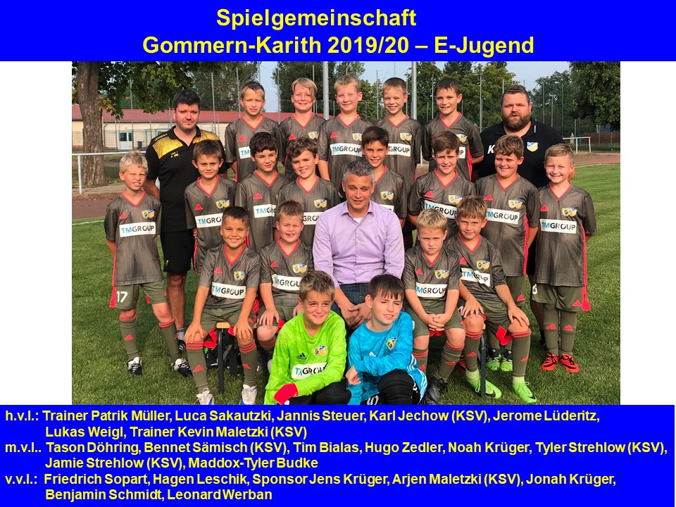 2019 20 SG Gommern Karith E Jugend Bild